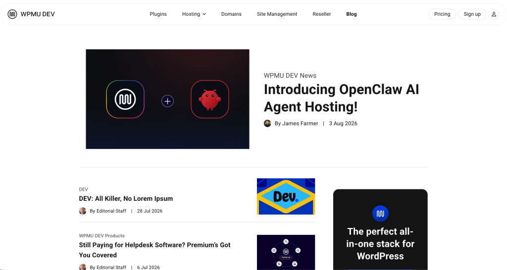 WP MUDEV Blog