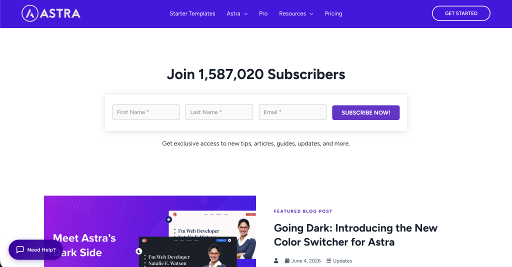 WP Astra Blog