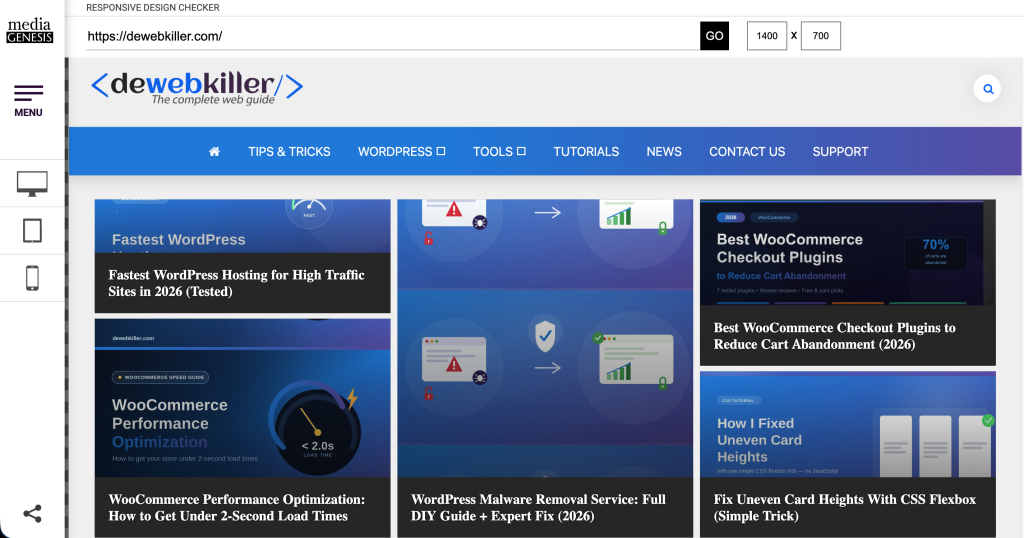 Responsive Design Checker
