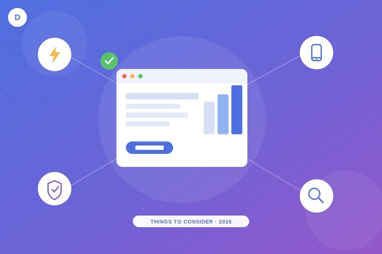 things to consider when designing a websit