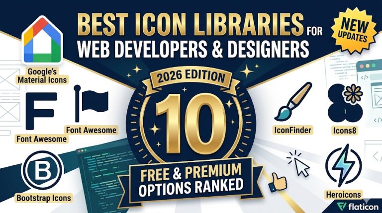 Top 10 icon libraries for web developers