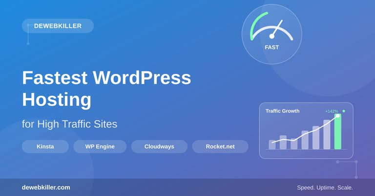 fastest WordPress hosting for high traffic sites